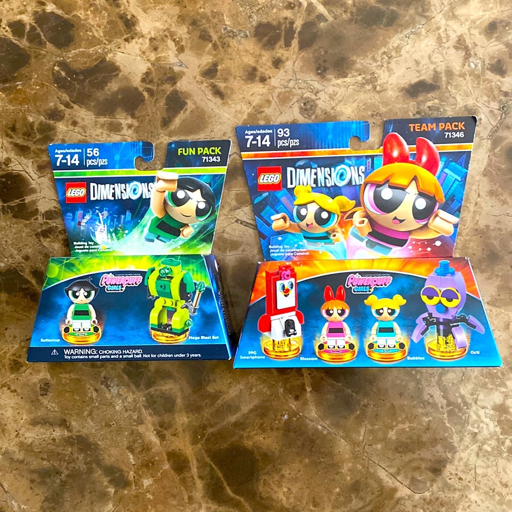 COPY - Lego Dimensions LOT Powerpuff Girls Team Character Pack Bubbles Buttercup